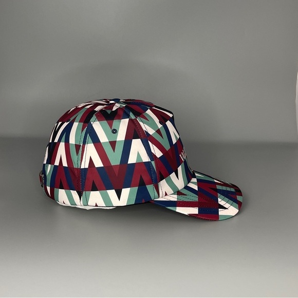 Authentic Valentino Multicolor Monogram Hat BEAUTIFUL Condition Gently Worn - Picture 4 of 14